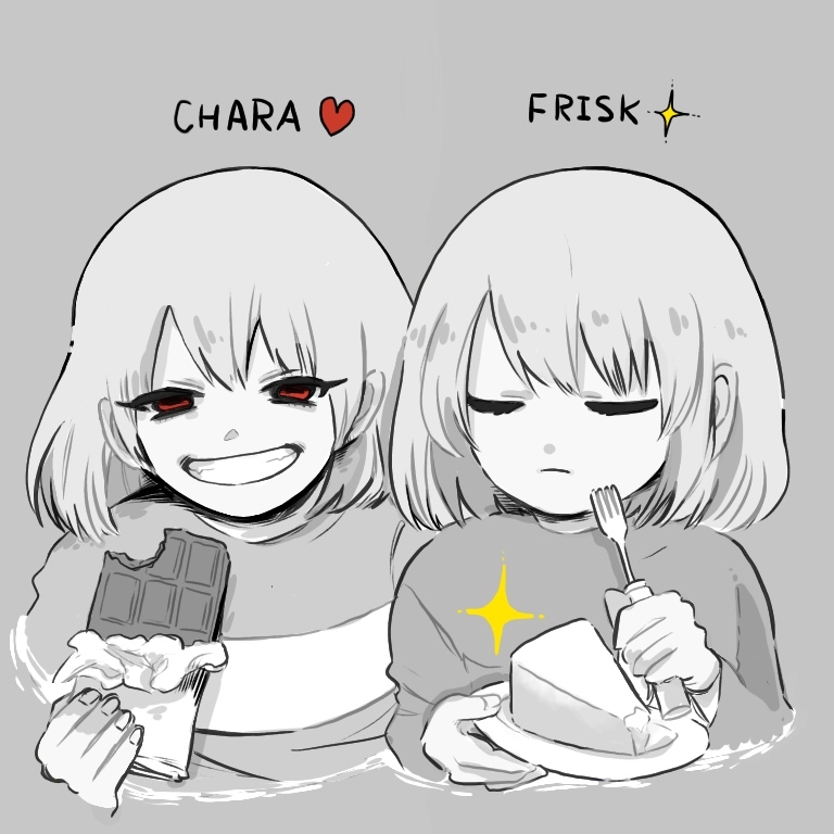 【undertale】传说之下精美人物图包 (frisk&chara第4