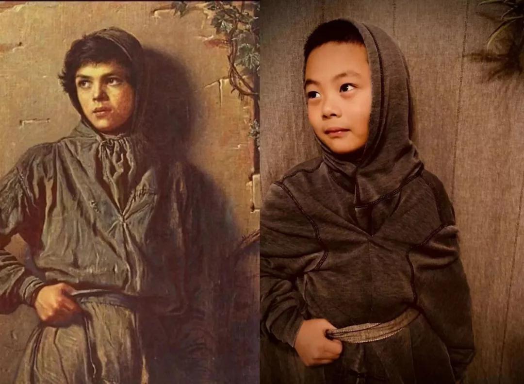 小学生cosplay世界名画,网友笑抽:"太有才了!