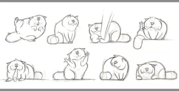 《猫与桃花源》概念设计,一起去电影院聚众吸猫吧