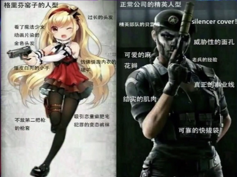 那些游戏中的骚图-彩虹六号与少女前线特别篇(1)