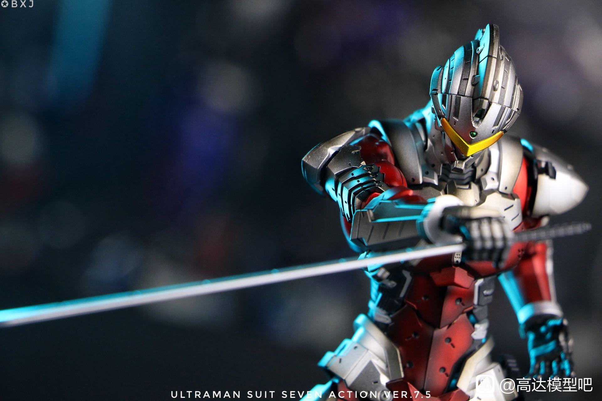 ultraman max,ultraman hikari 吧友展示:frs 机动奥特曼 赛文ver.7.5 max涂装