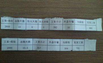 大学生就业指南——工资条