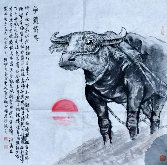 「画作欣赏」牛运当头,牛年大吉!画家陈双全作品欣赏