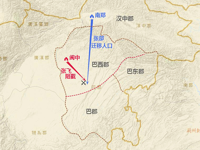 瓦口之战张飞在巴境完胜张郃蜀汉得巴境之地而不得巴境之民