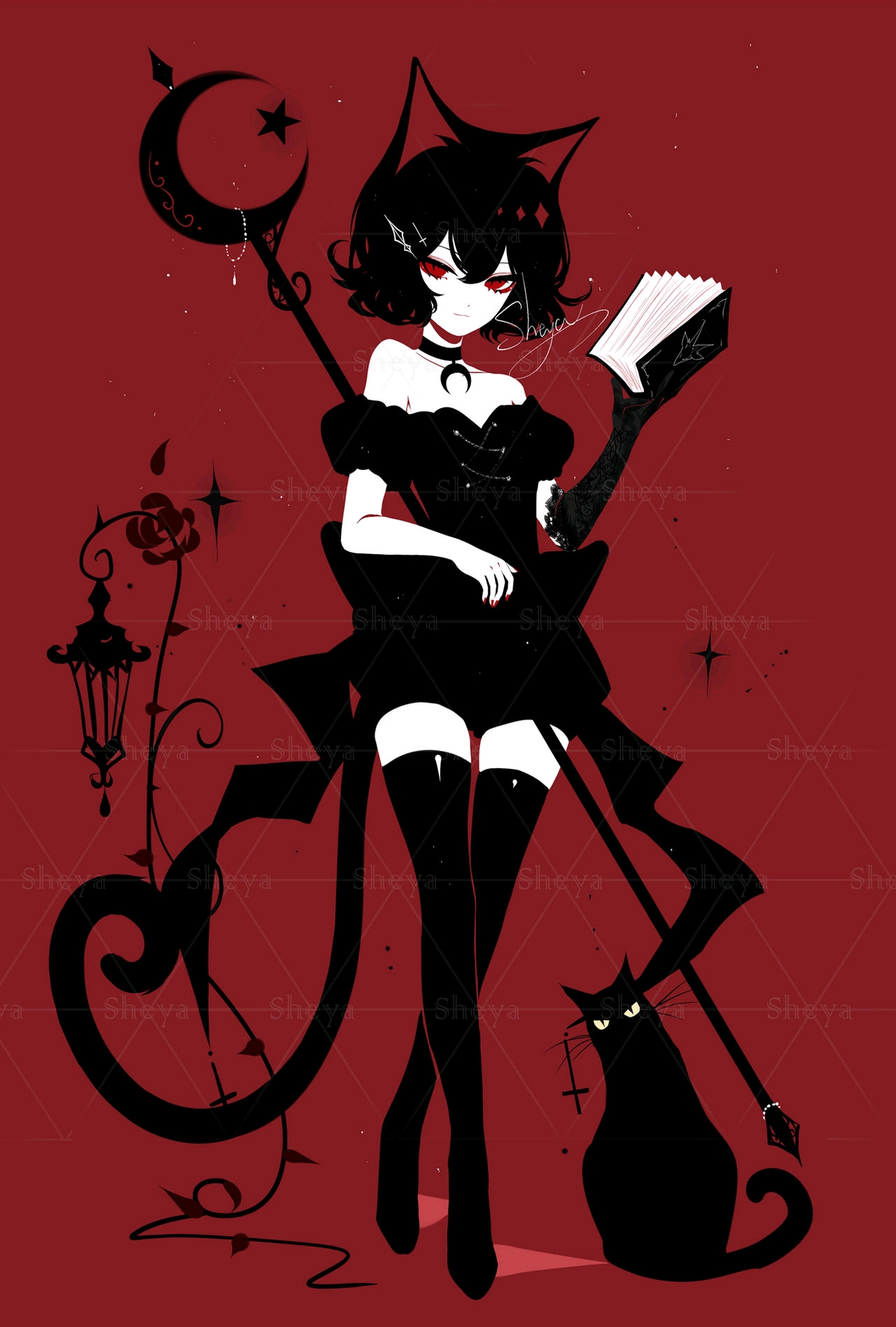 哥特式暗黑美少女?