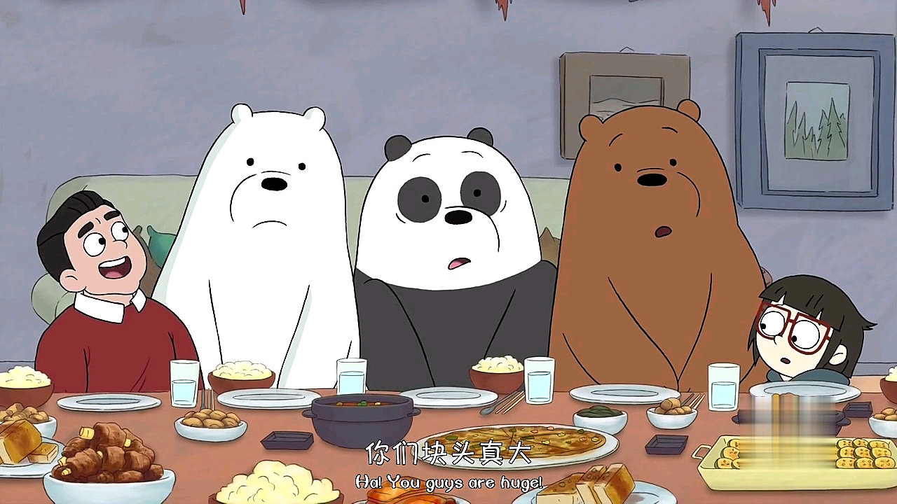 感恩之心,所以,克洛伊在《咱们裸熊》中也是一个非常可爱细心的小女孩