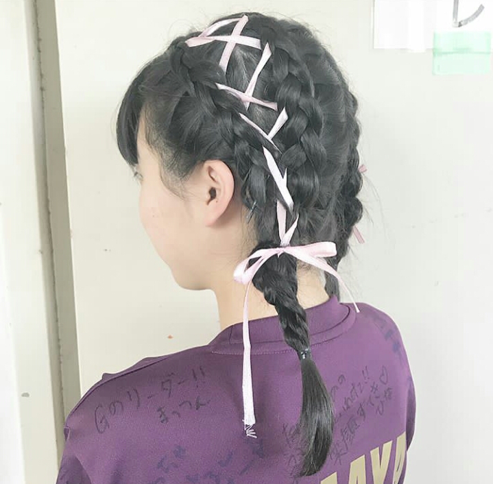 日系可爱少女感学生jk日常发型编发参考