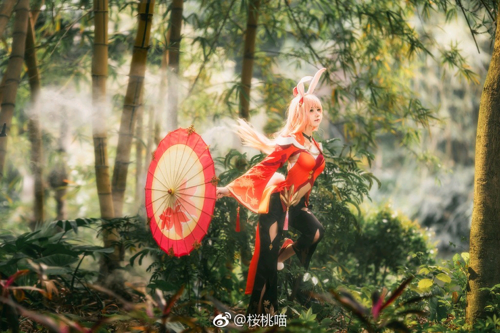 cosplay丨王者荣耀-公孙离:红叶最多情,一舞寄相思