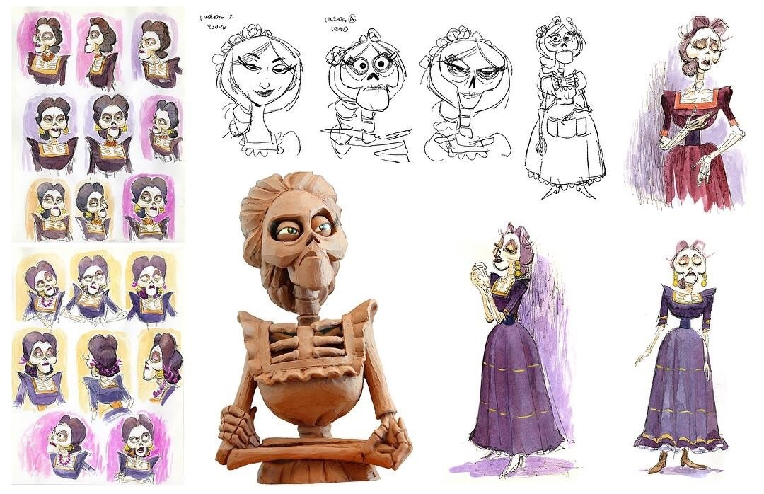 daniel arriaga和pixar工作人员的角色设计