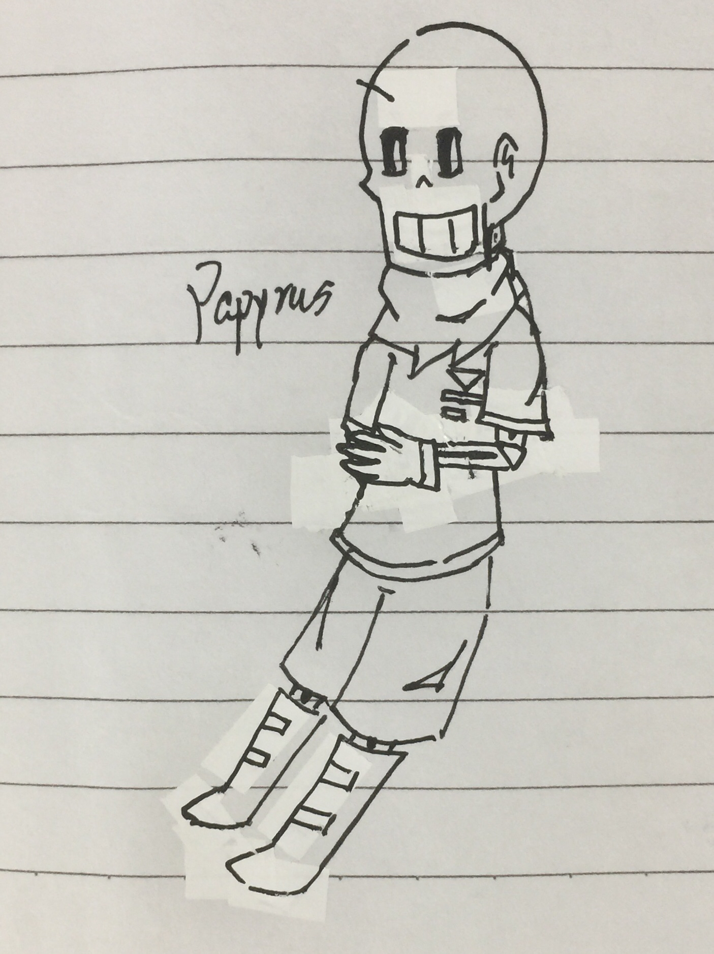 fellpapyrus像素图,fellsans像素图 无名au丨papyrus介绍