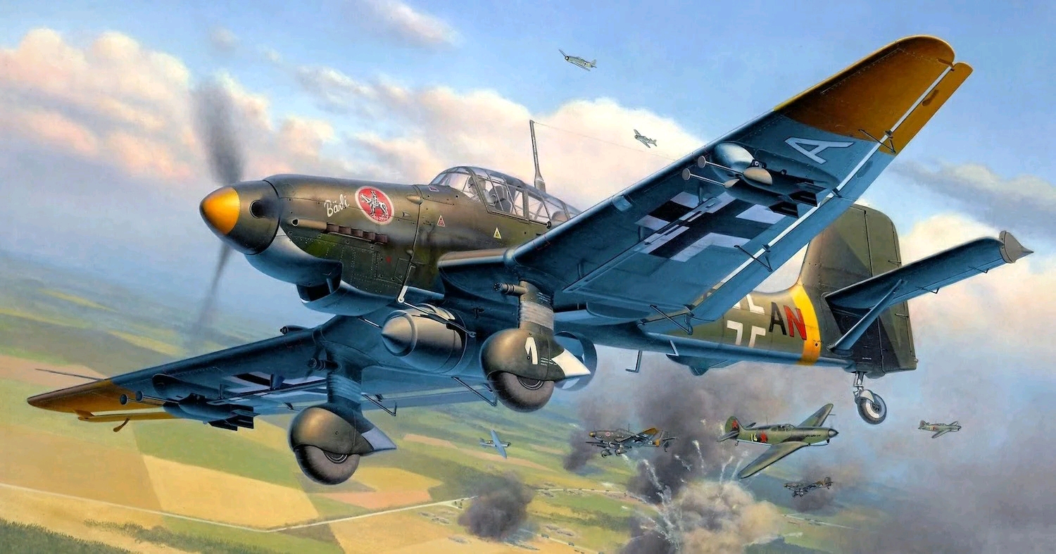 ju-87斯图卡(stuka)俯冲轰炸机(我初恋)