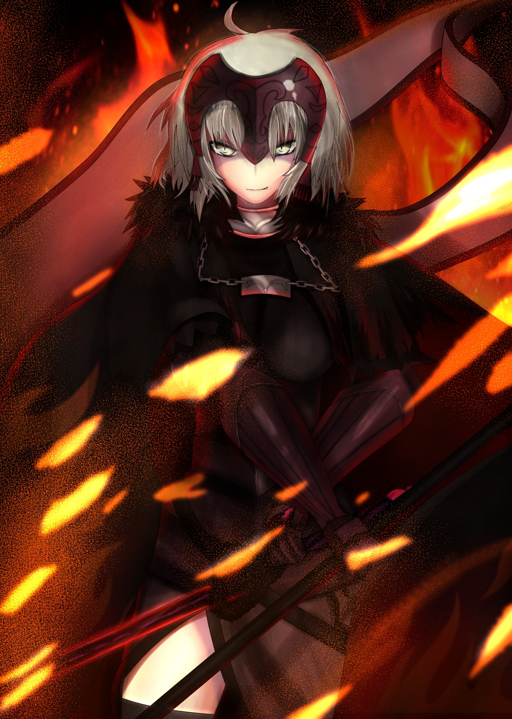[fgo/动漫美图]贞德(alter)美图(一破篇)『中』