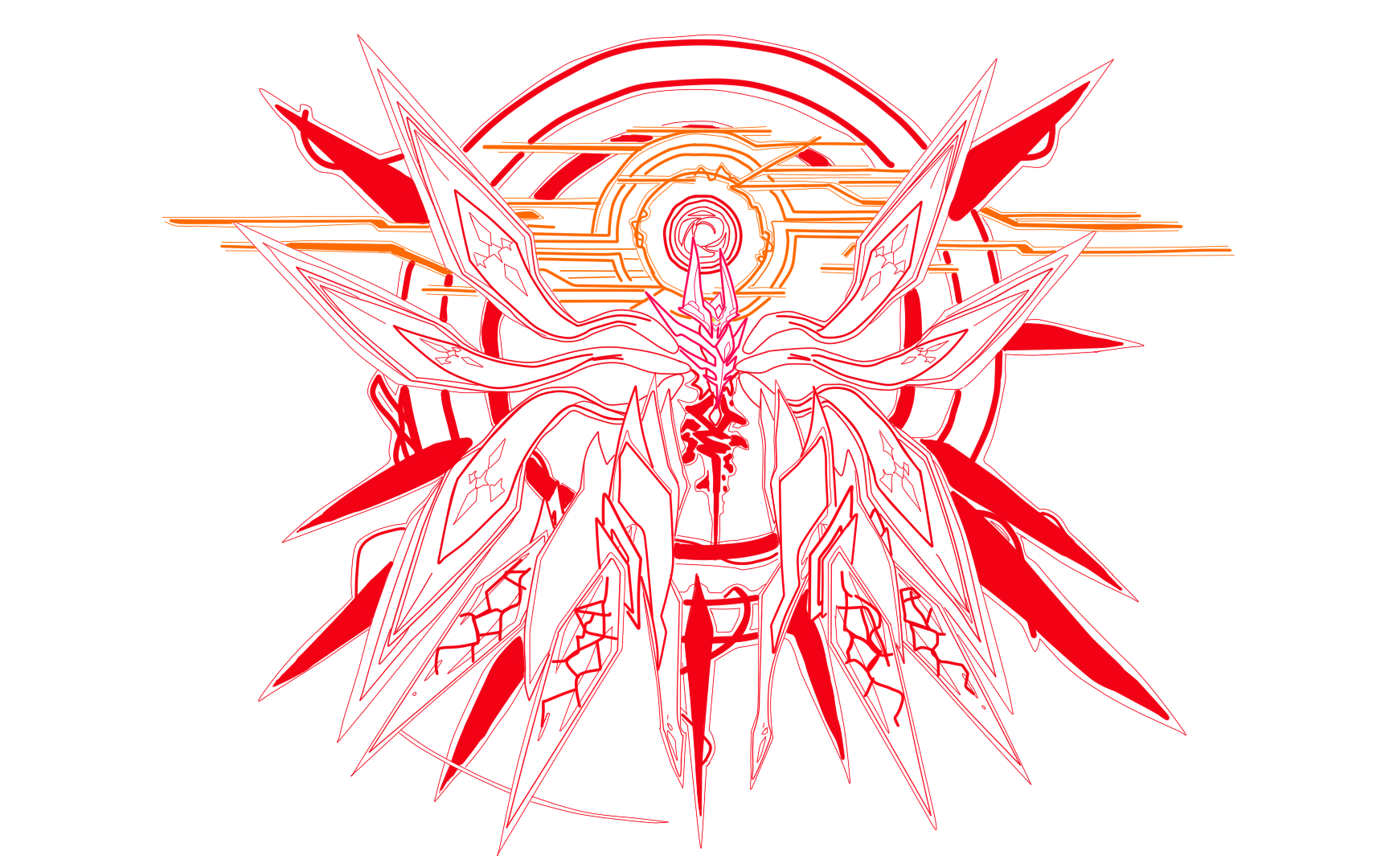 混沌魔君索伦森描图