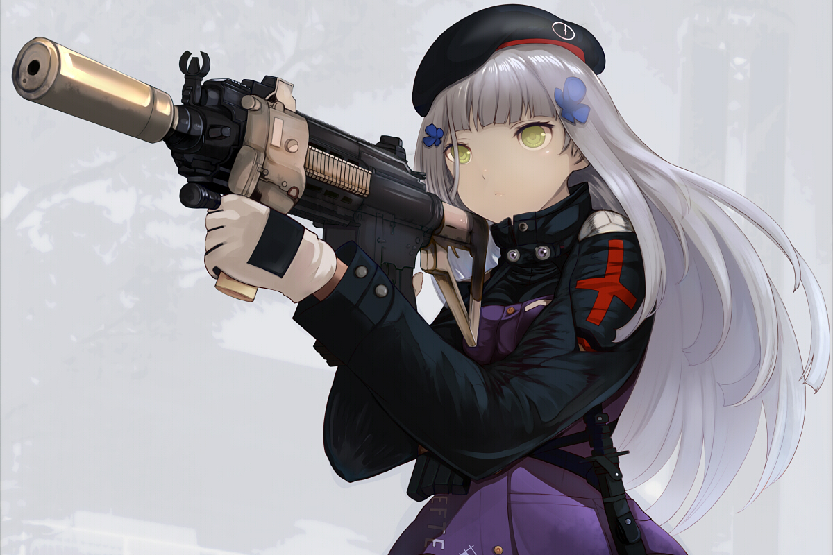 少女前线图片系列:hk416系列第二弹