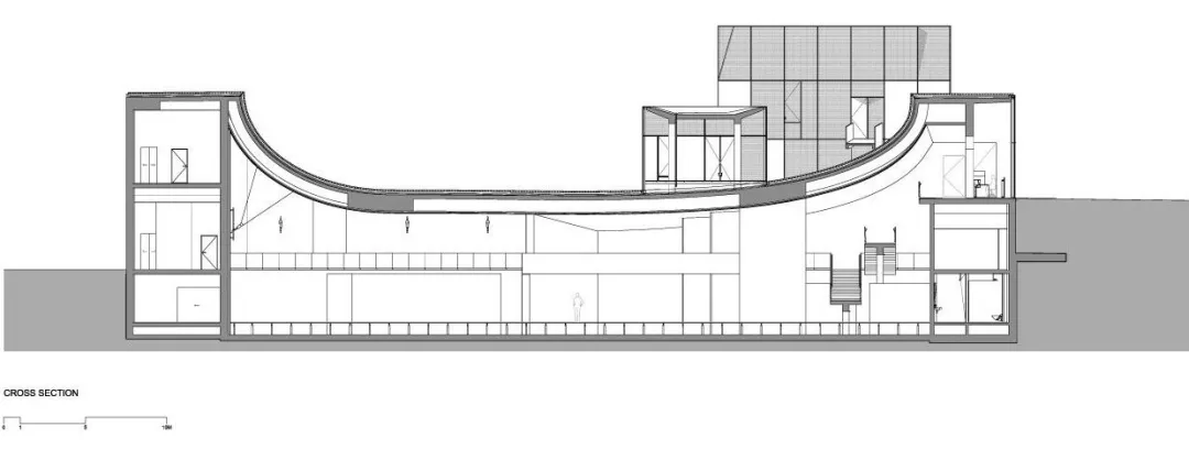 建筑图纸10张剖面图解读当代博物馆