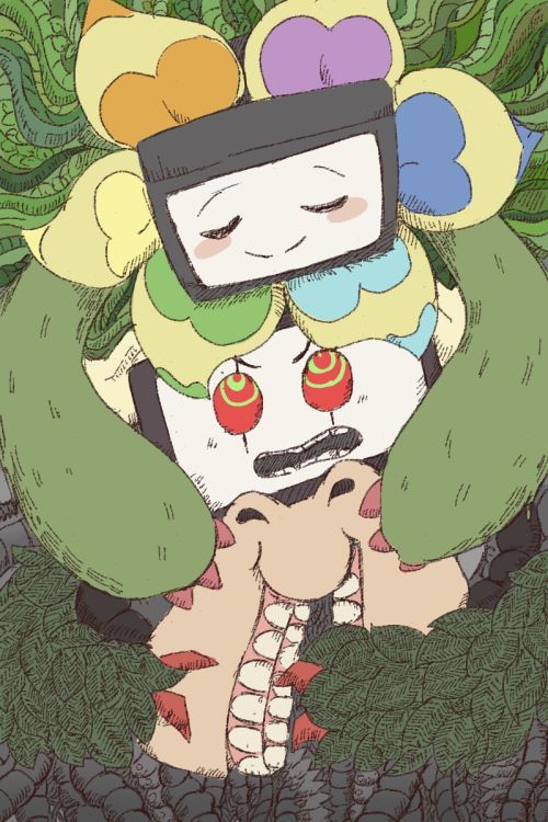 flowey和sans骨花,要sans被小花缠着的图 【underfell】精美人物图包 (flowey篇)