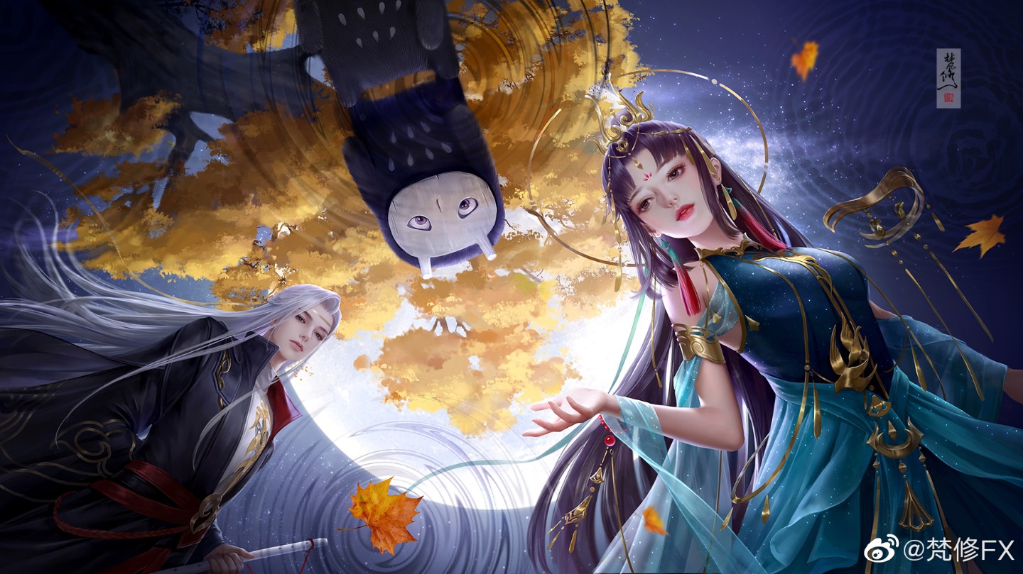画师梵修fx插画作品