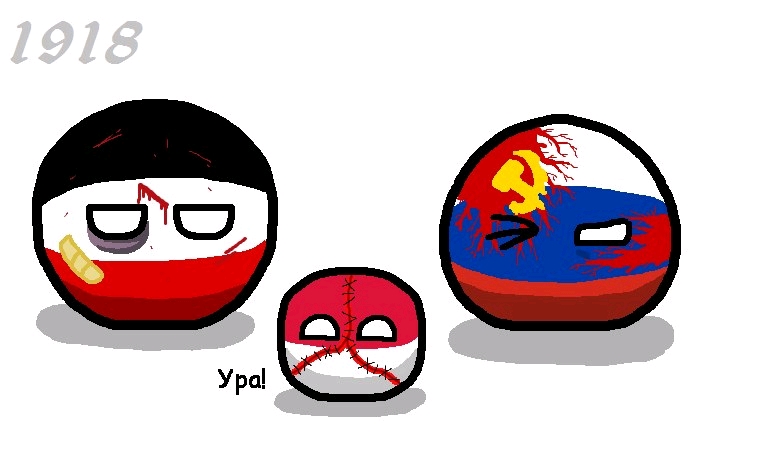 波兰球漫画1中俄双字