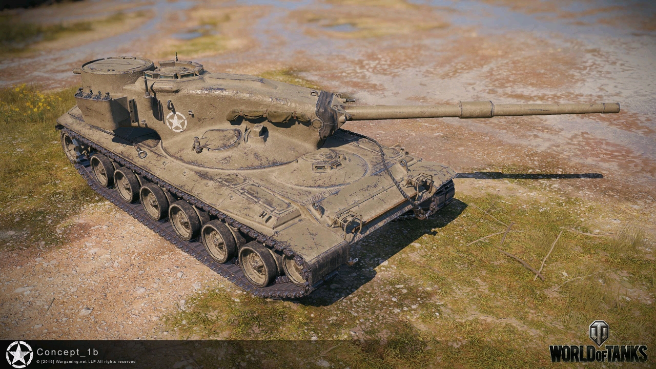 【超测服】wot 新美系ix级重坦概念1b加入测试!