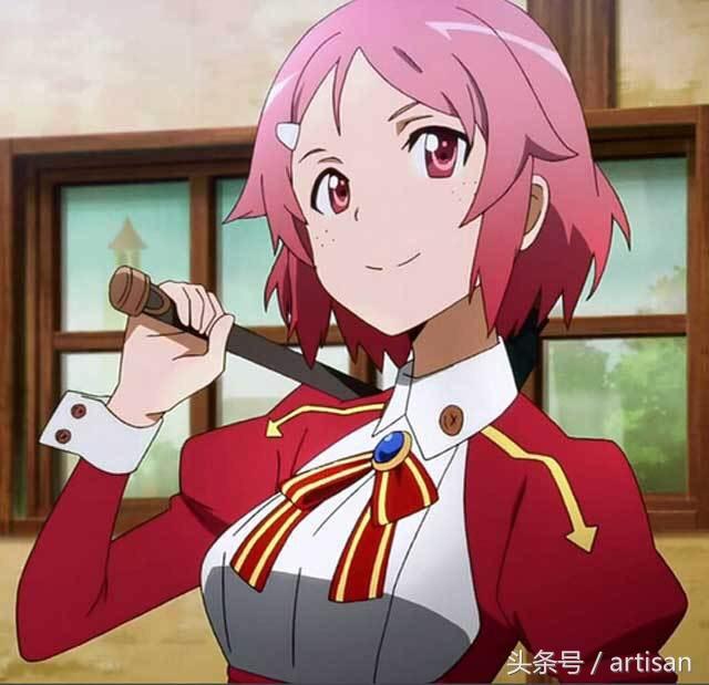 然后是刀剑系列的女配角们:莉兹贝特(筱崎里香),幸,西莉卡.