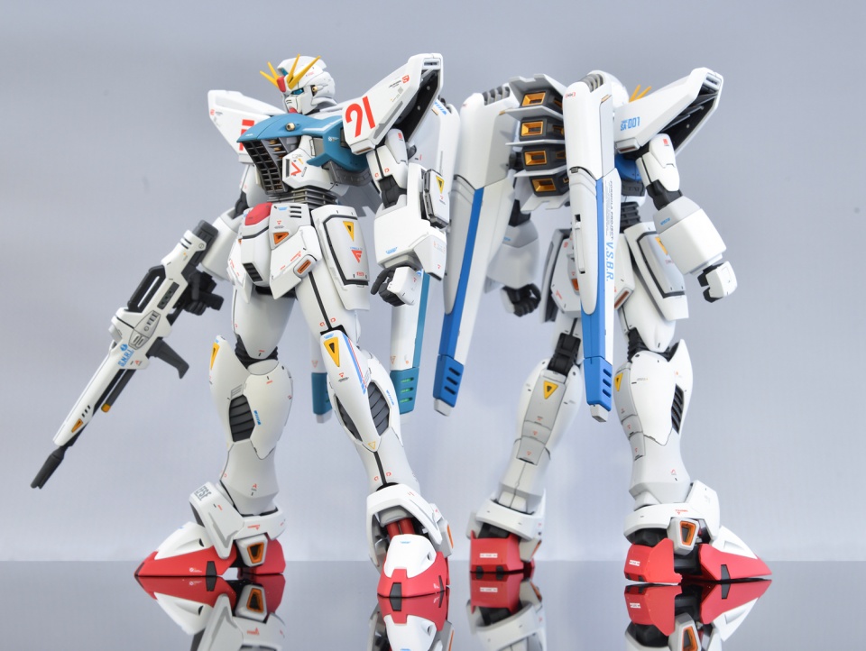 [小t高达秀]mg f91 2.0 喷涂成品 - 哔哩哔哩