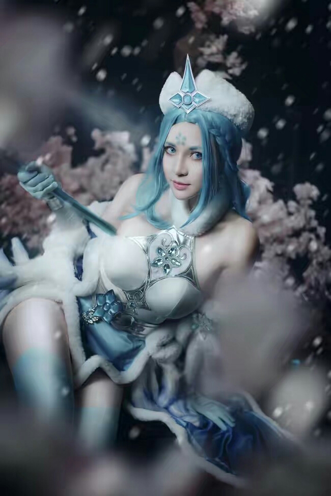【cos正片】《王者荣耀》—王昭君-冰雪之华
