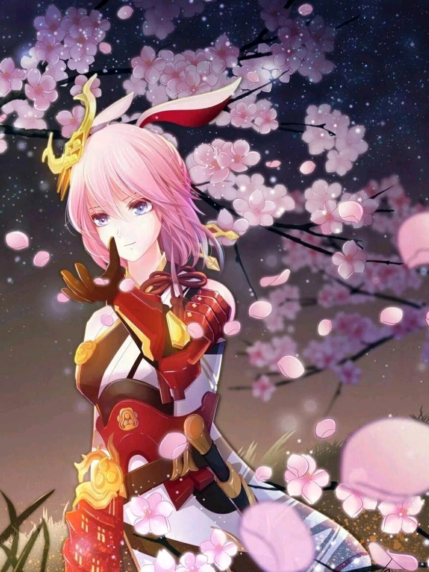 想陪八重樱一起看樱花吗