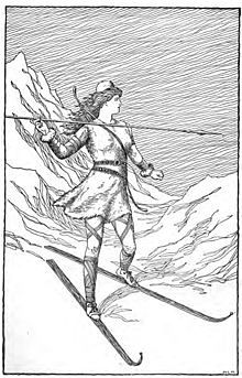 fgo斯卡蒂原典介绍,北欧神话中的女巨人,冬之女神,山岗女神