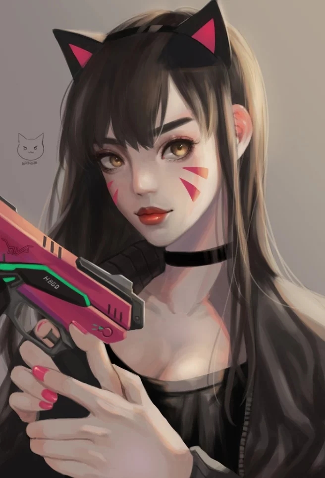 我是黑猫dva(魅惑的眼神杀)