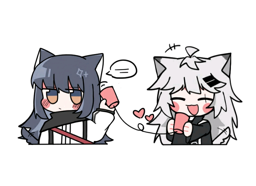『明日方舟』双狼可爱的q版头像(2)