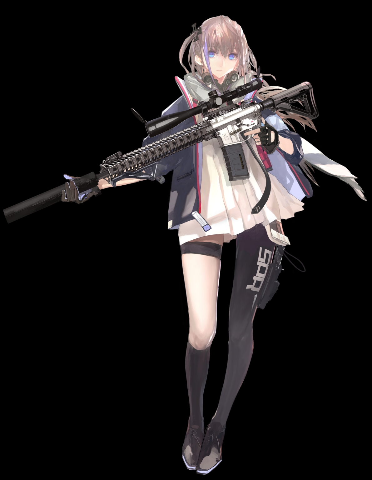 少女前线人形立绘解析-st ar15