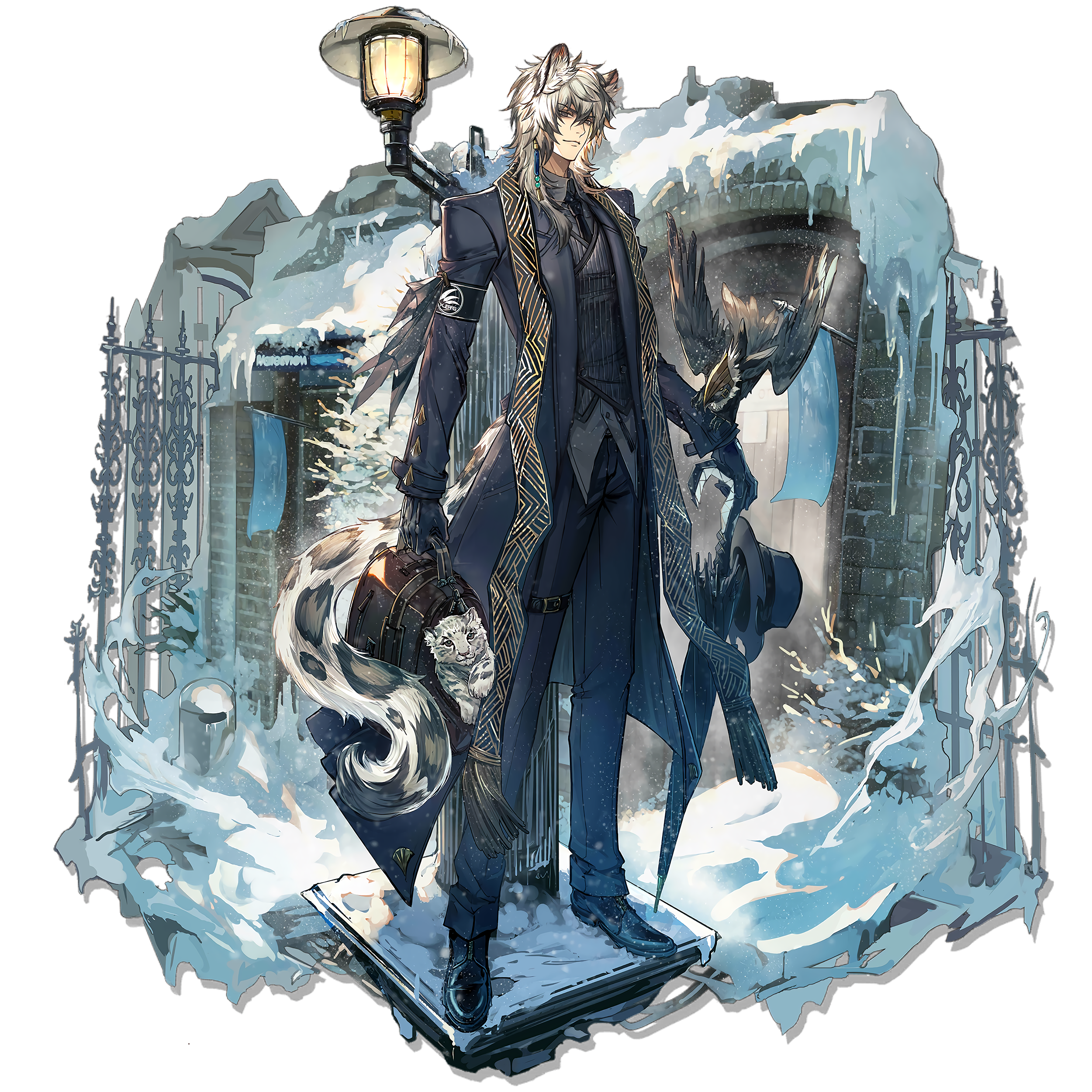 【画质提升 第五期】 明日方舟 银灰/送葬人立绘(含时装) 真tm帅