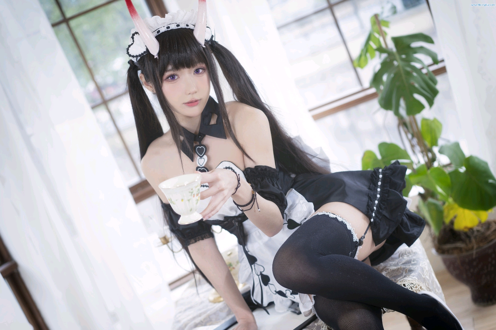 Cos Azur Lane Noshiro Maid