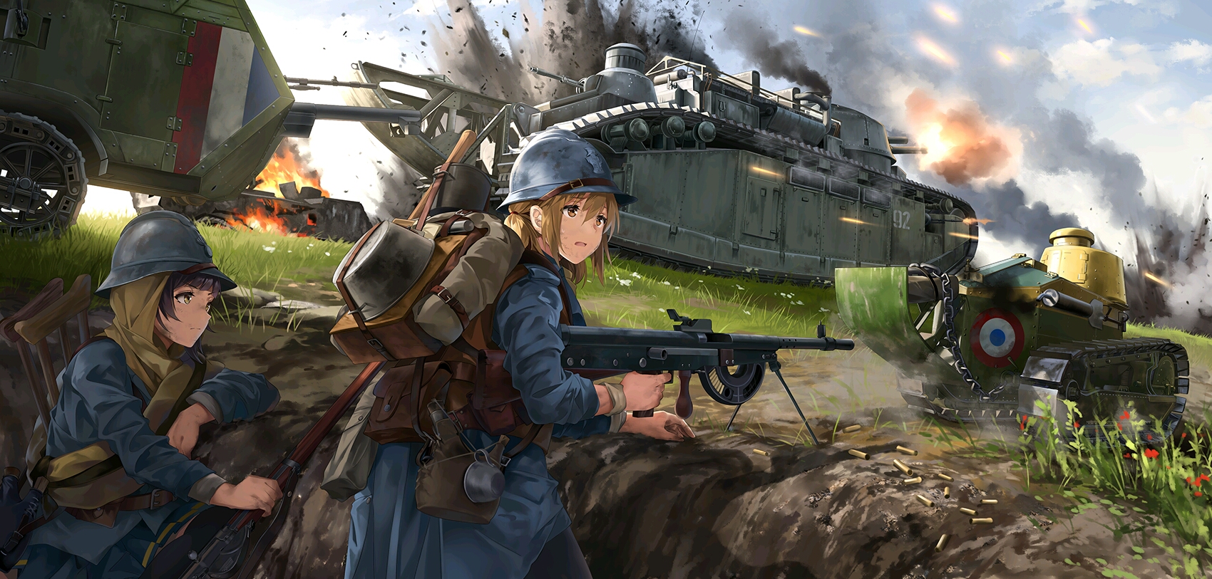battlegirls,battlegirls画集 pixiv插画转载(battlegirls 1)
