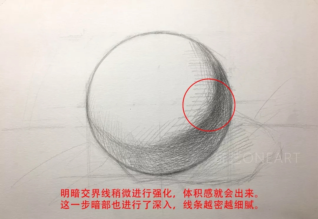 画方容易画圆难23步教你画好球体素描玩艺课堂