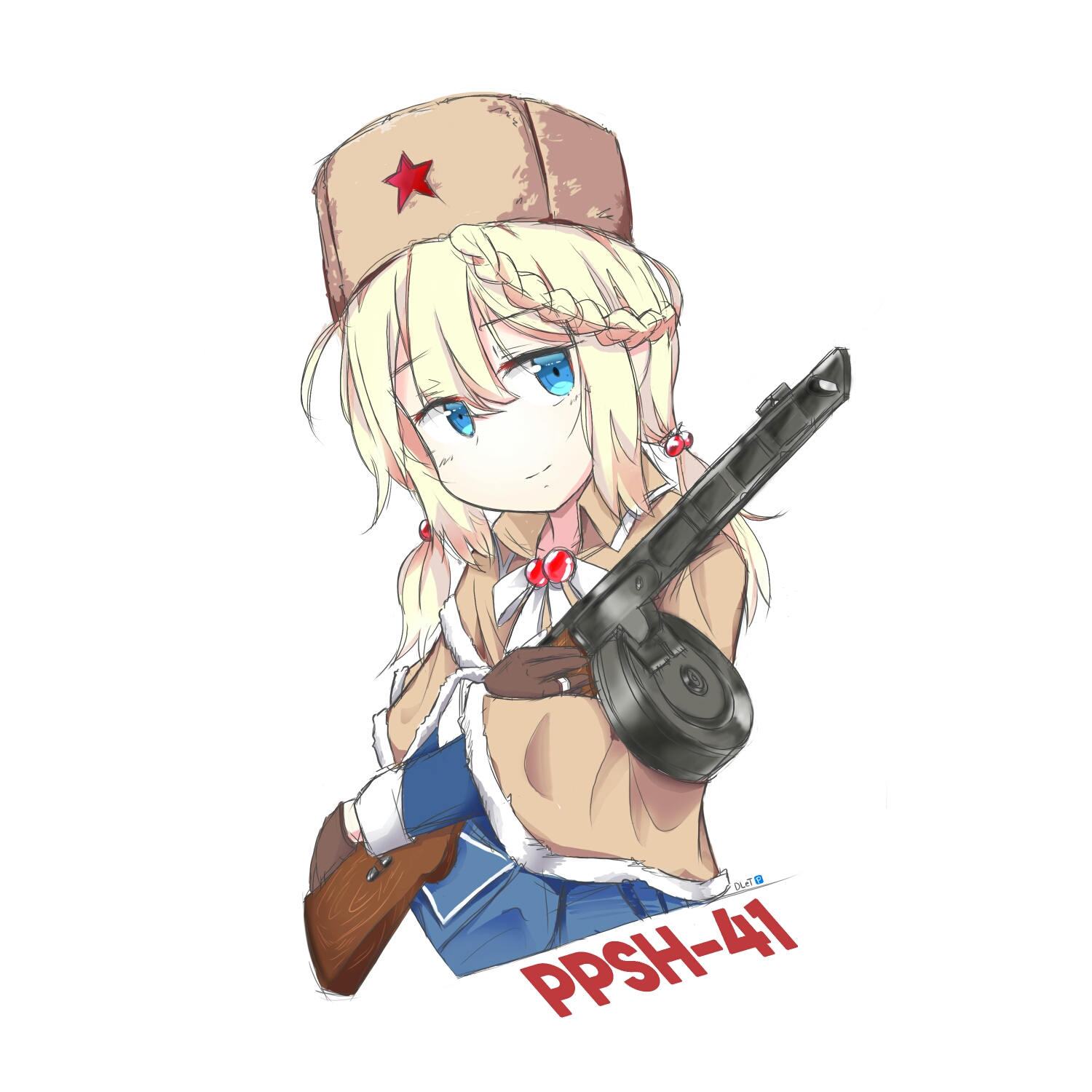 少女前线pixiv搬运 ppsh-41(波波莎)篇