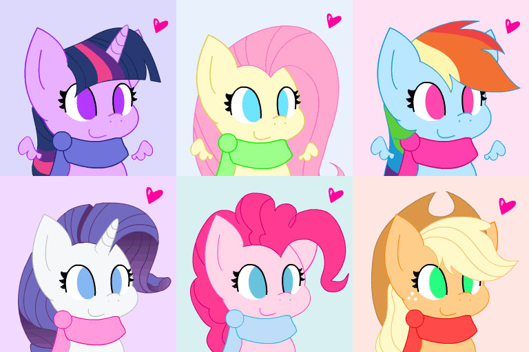 【mlp】小马同人图集 画师:hungrysohma - 哔哩哔哩