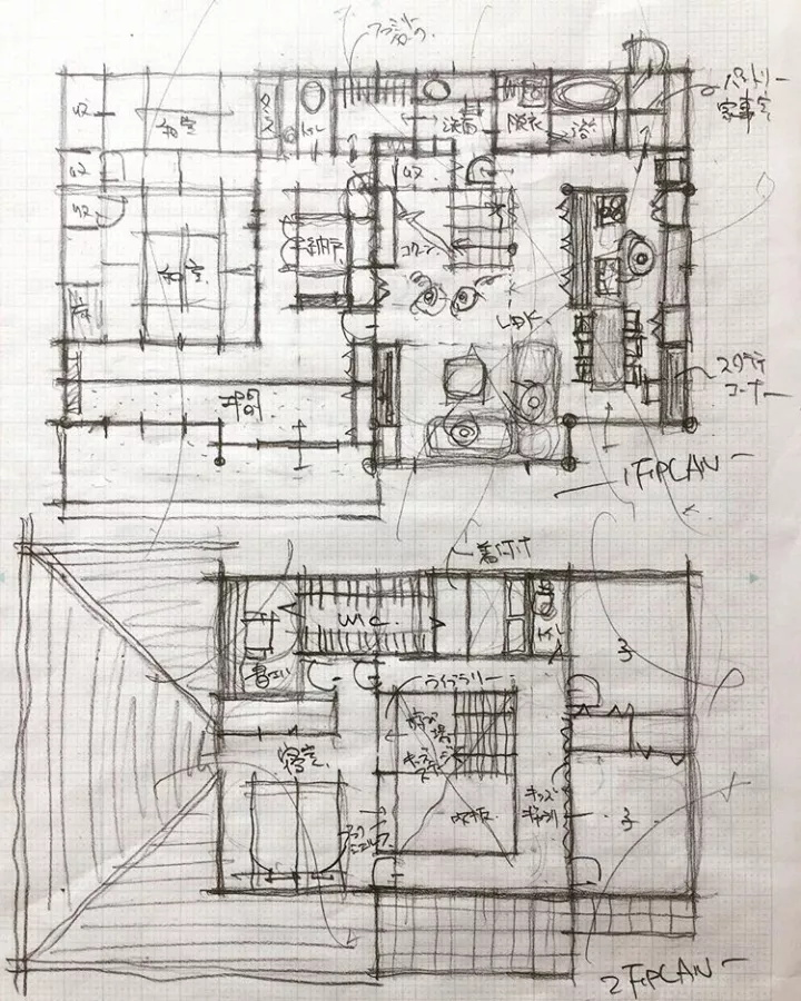 用手绘草图如何去推敲一个好的平面方案!