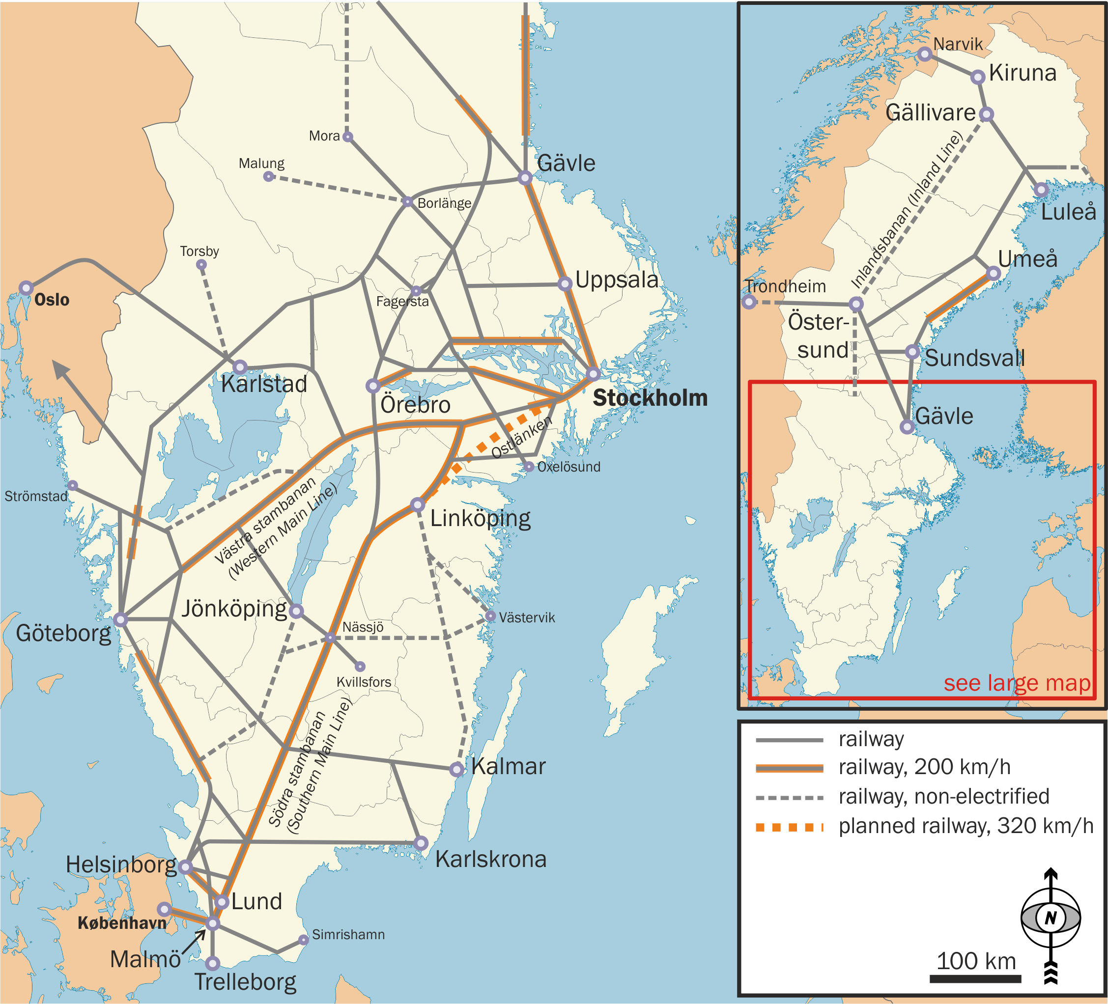 五分钟了解瑞典铁路的高速度中国铁路的新时速x2000摆式列车