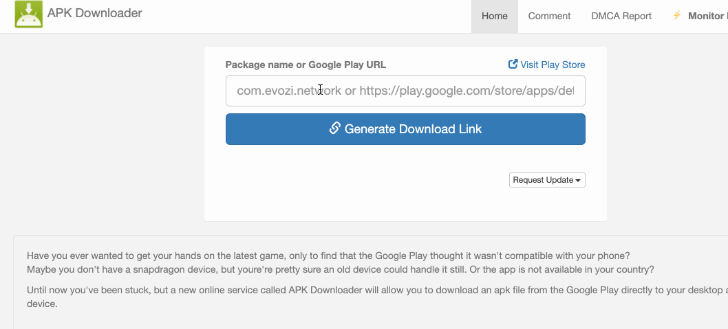 直接从google play下载apk及历史版本程序