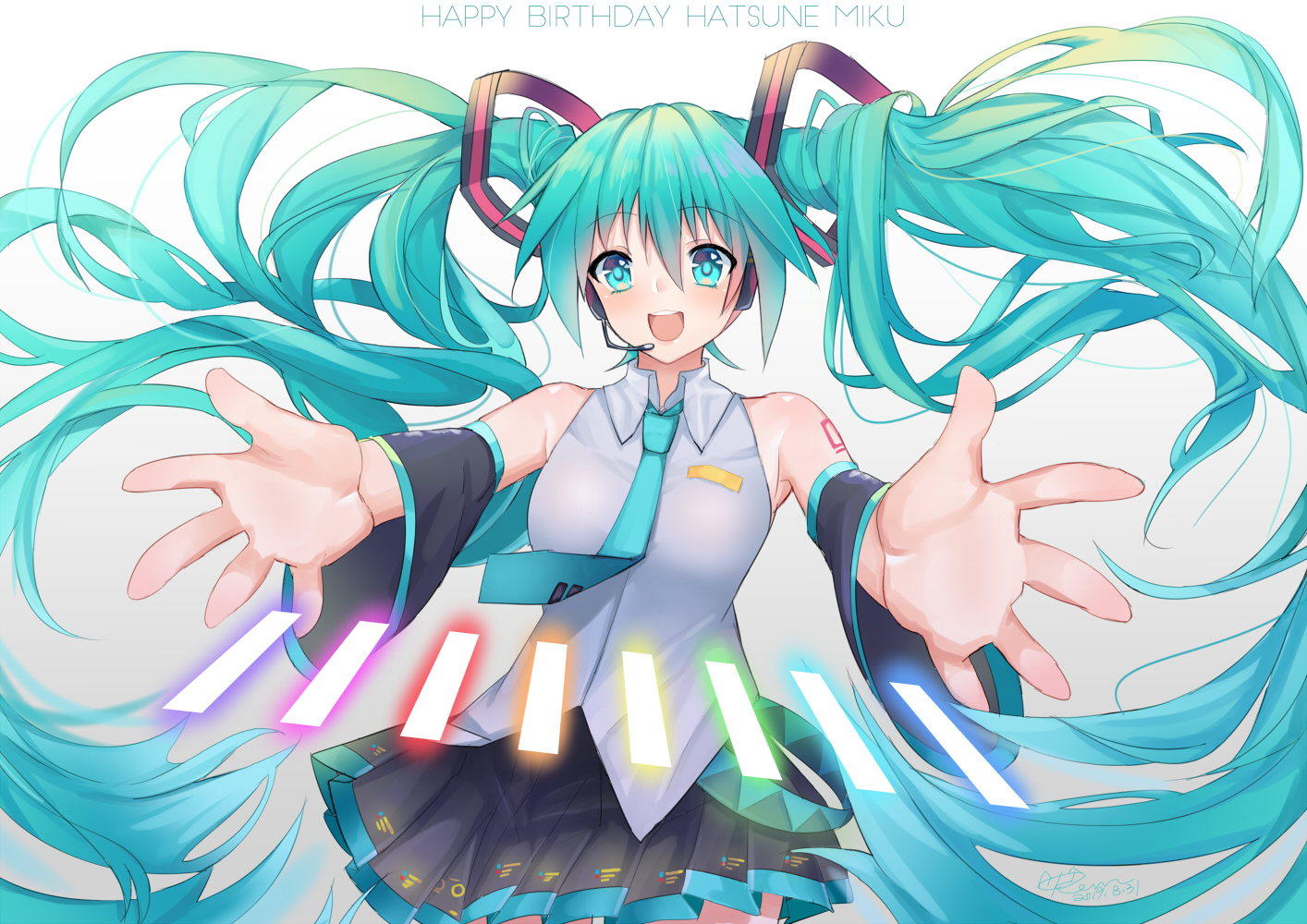 【美图壁纸分享】初音未来生日贺图