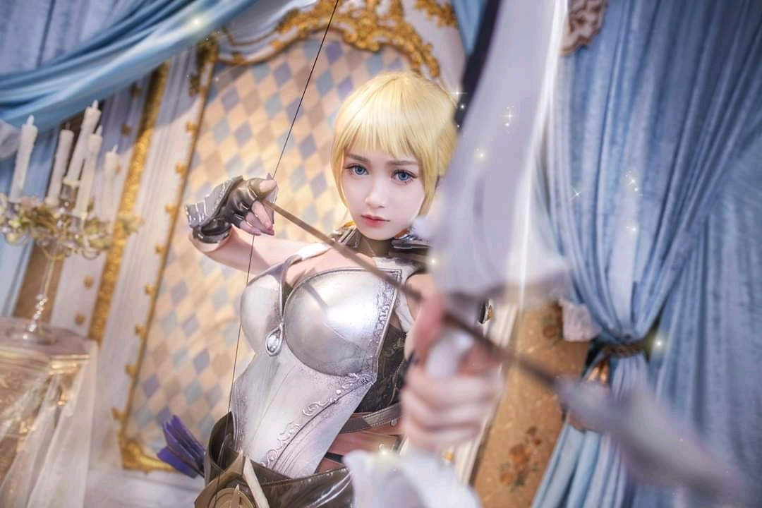 剑与远征cosplay狩龙射手格温妮丝