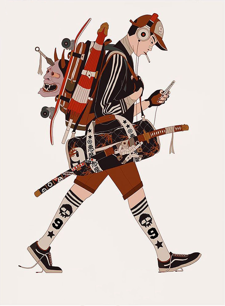 日本复古风的“不良少年”