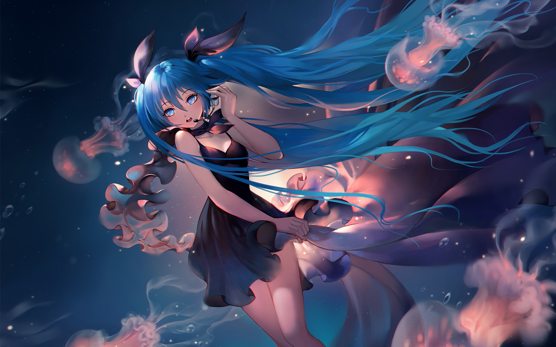 壁纸,给各位小伙伴们分享一期以初音未来为本期特辑,庆祝miku酱14周年