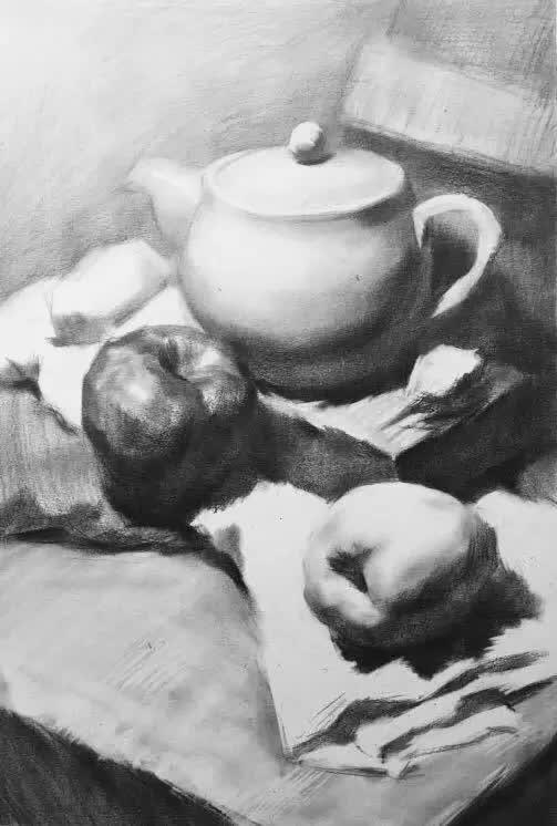 素描静物不可怕,一步一步教你画