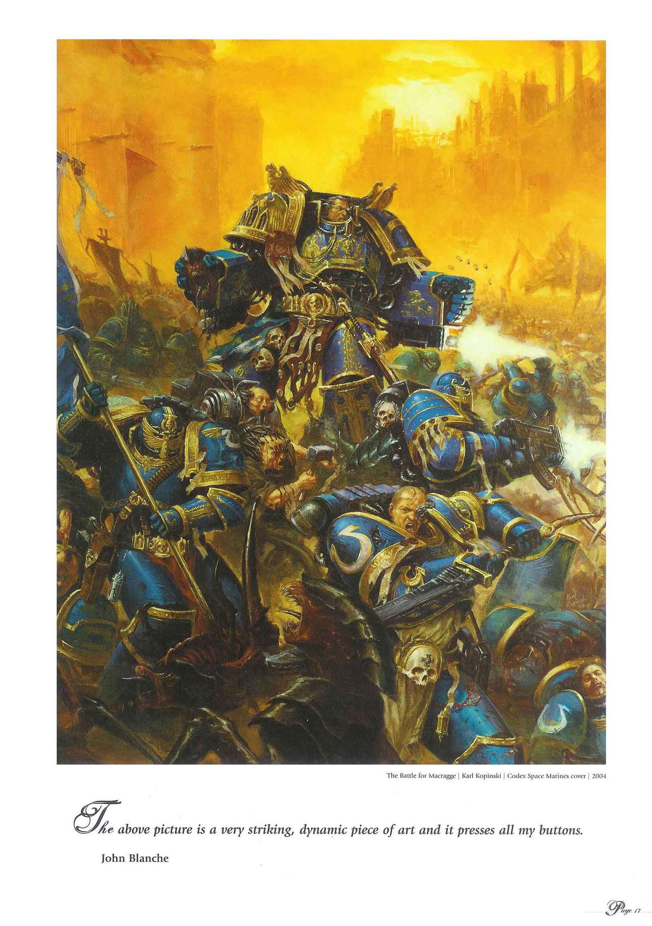 【战锤40k】原画艺术设定集翻译(一)