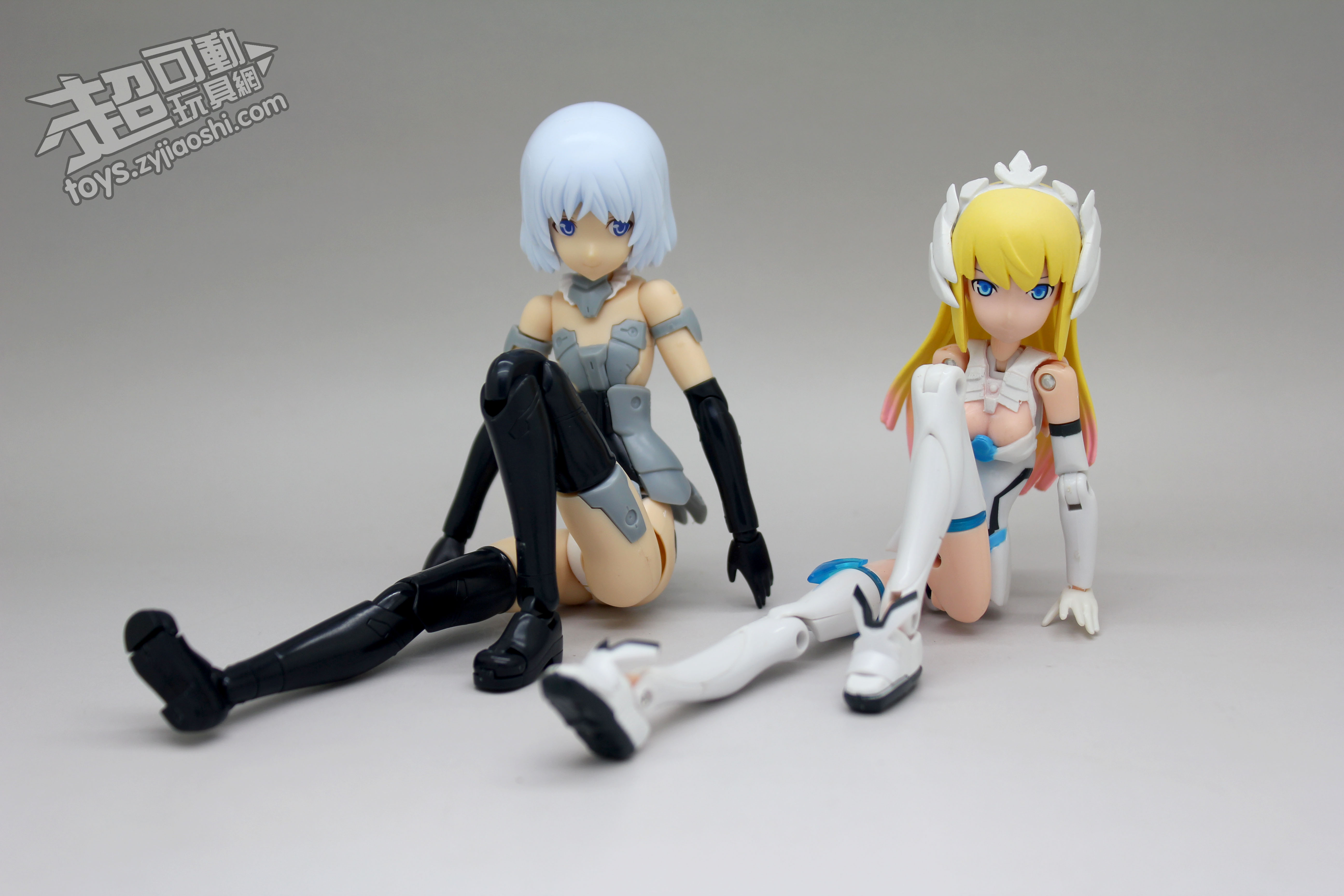 【掰玩具】寿屋fag素体娘vs武装神姬 可动对比