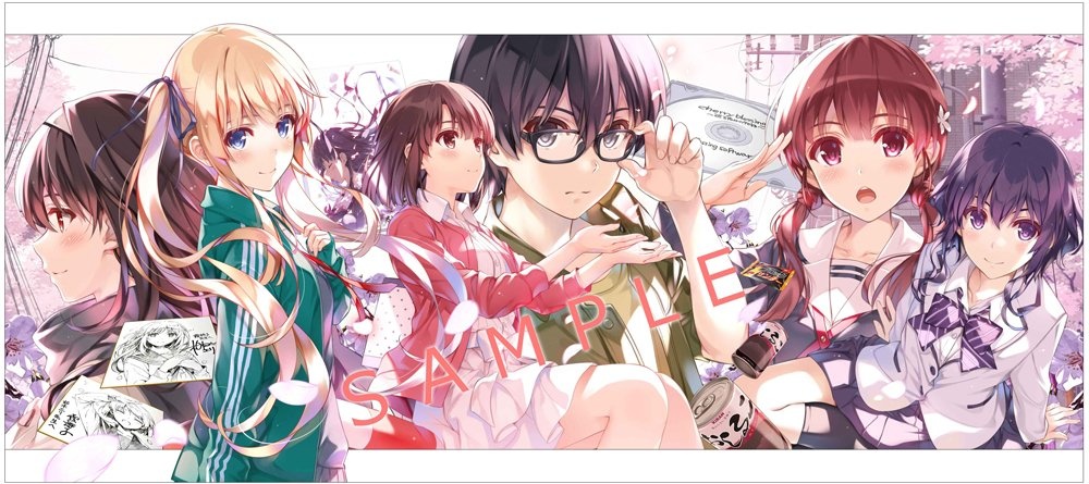 路人女主的养成方法 第二季 深崎暮人绘制的BD·DVD最终卷封面及各卷封面