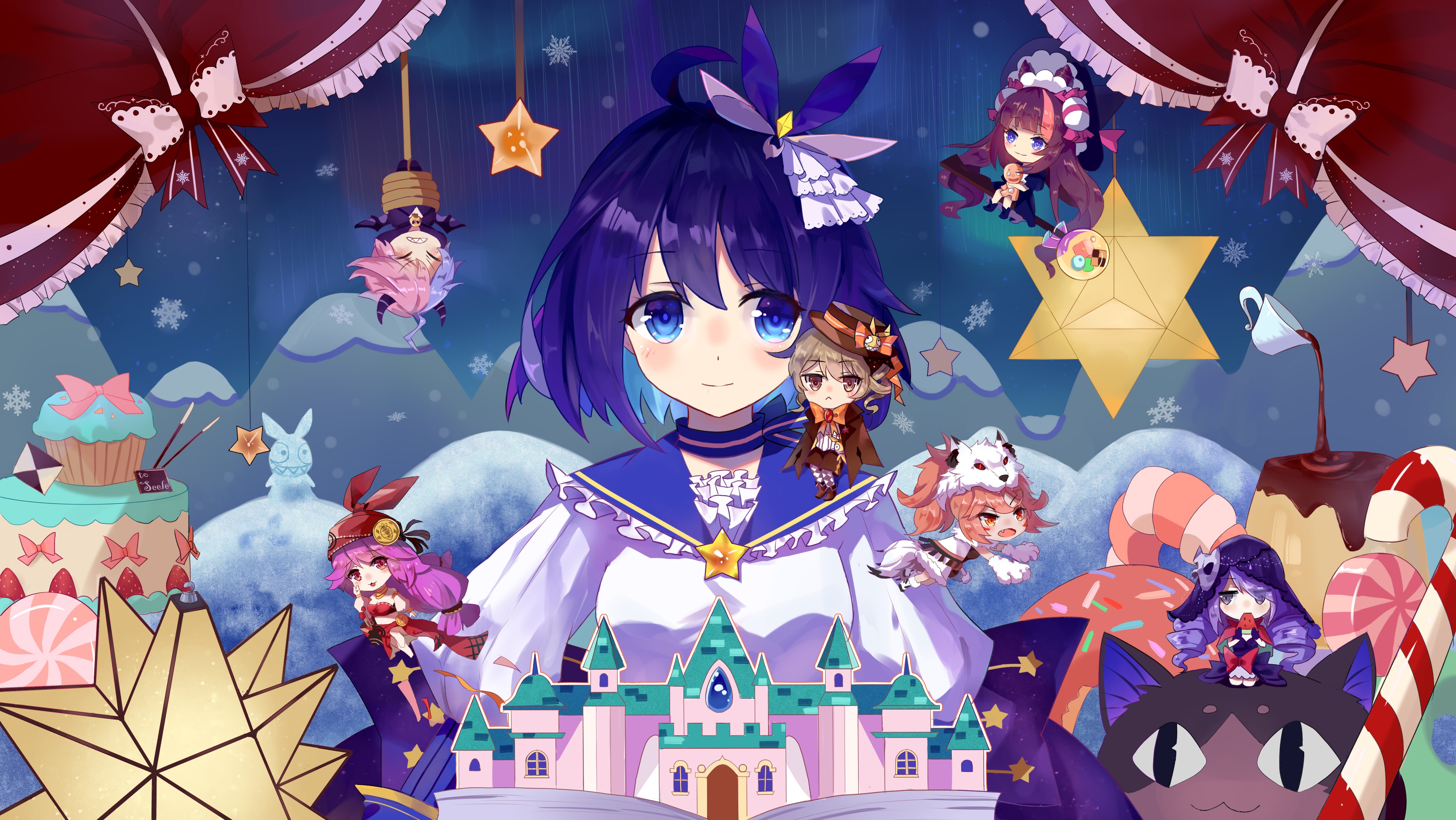 崩坏三【姬子+布洛妮娅希儿+八重樱】美图精选【50张】