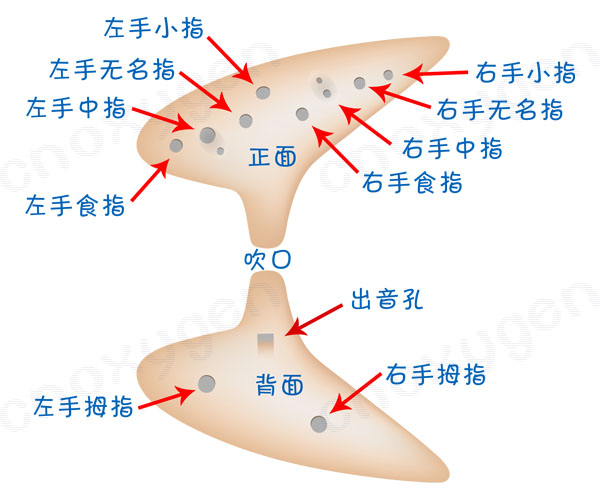 十二孔陶笛指法曲谱_十二孔陶笛曲谱(3)
